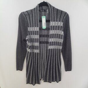 Nic + Zoe NWT Women's Cardigan Sweater Black Size XS